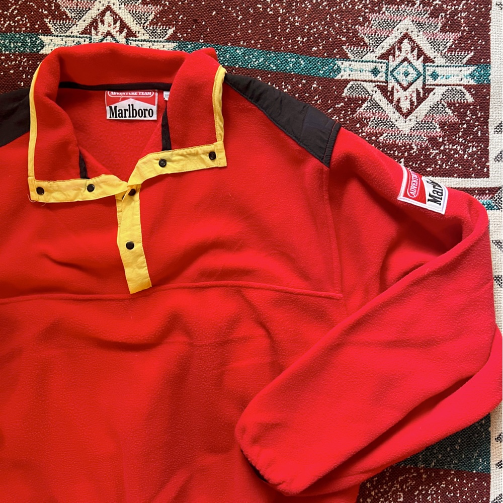 Vintage Marlboro Adventure Team Fleece Pullover (1990s) - Picture 1 of 9